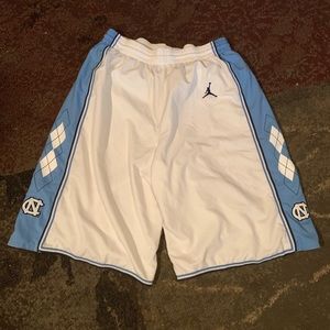 UNC basketball shorts